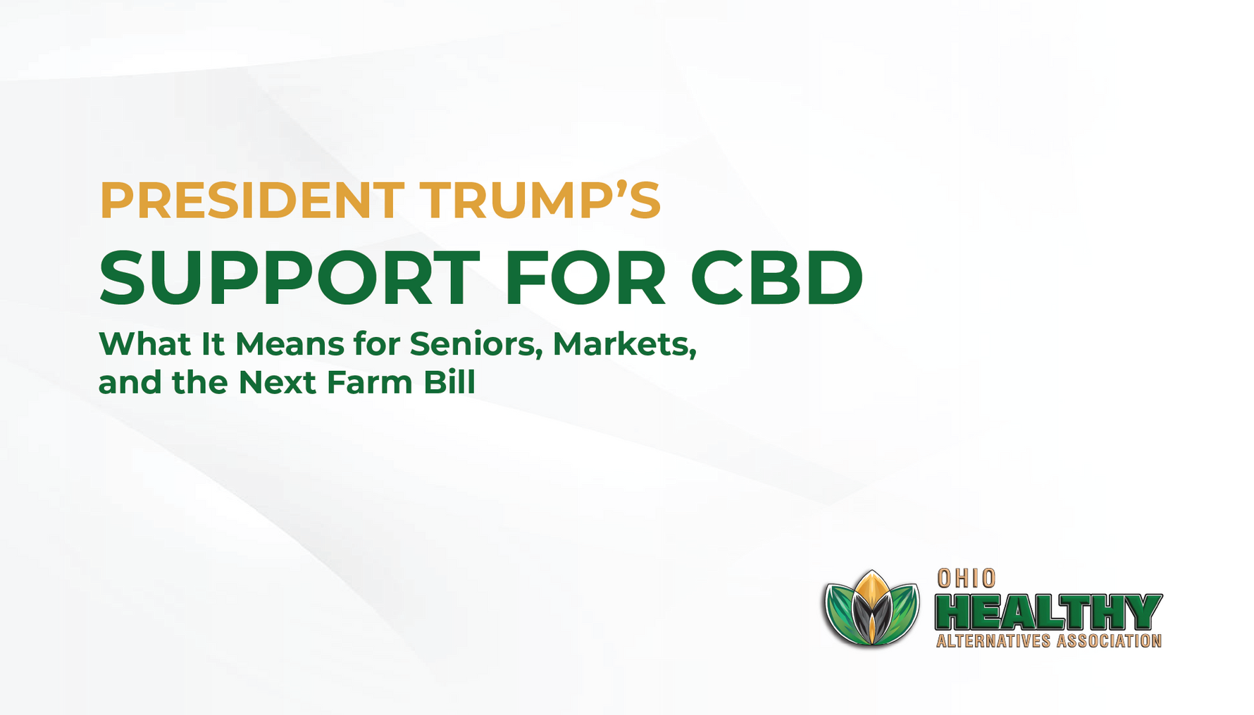 Trump's CBD Endorsement: A Turning Point for Hemp Policy